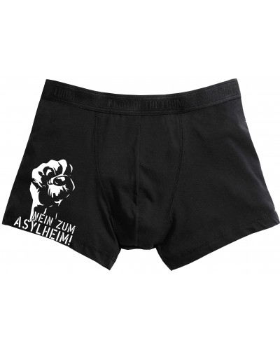 Herren Boxershort (Nein zum Asylheim)