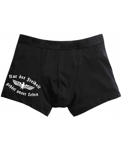 Herren Boxershort (Nur der Freiheit gehört unser Leben)