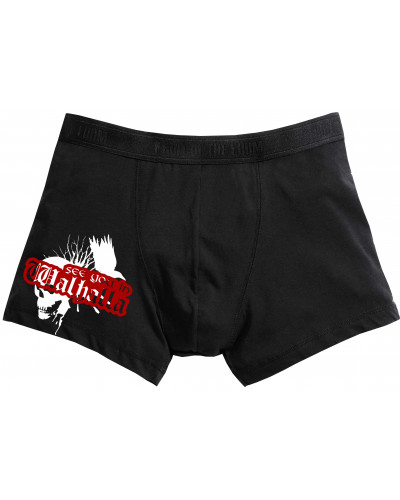 Herren Boxershort (See you in Walhalla, Totenkopf)