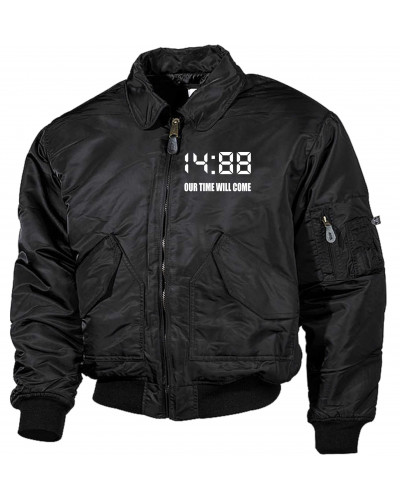 Bestickte Herren CWU Jacke (1488 Our time will come)