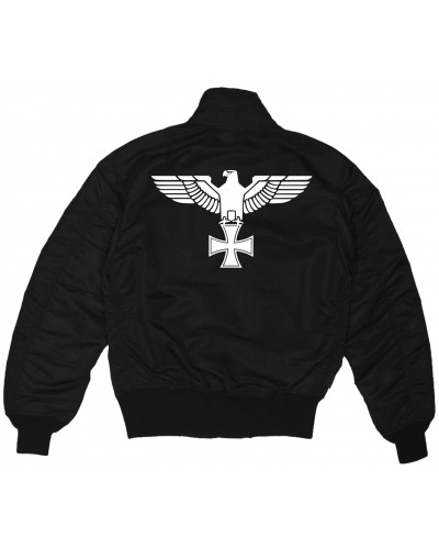 Bestickte Herren CWU Jacke (Adler, Kreuz)