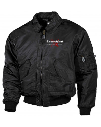 Bestickte Herren CWU Jacke (Deutschland für Familie, Volk und Vaterland)