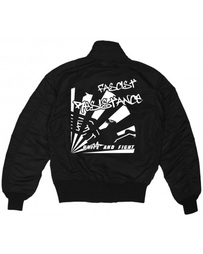 Bestickte Herren CWU Jacke (Fascist Resistance)