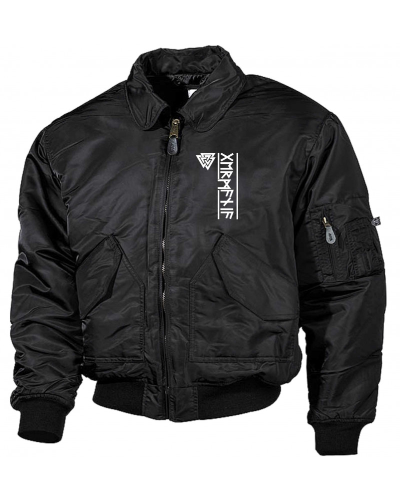 Bestickte Herren CWU Jacke (Germania Runen)