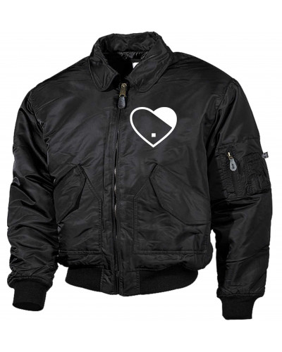 Bestickte Herren CWU Jacke (Herz)