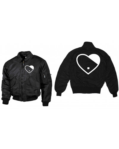 Bestickte Herren CWU Jacke (Herz)