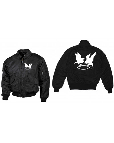 Bestickte Herren CWU Jacke (Hugin Munin)