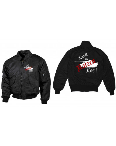 Bestickte Herren CWU Jacke (Lasst die Katzen los)