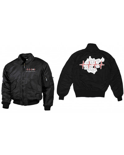 Bestickte Herren CWU Jacke (Mein Herz schlägt für Deutschland)