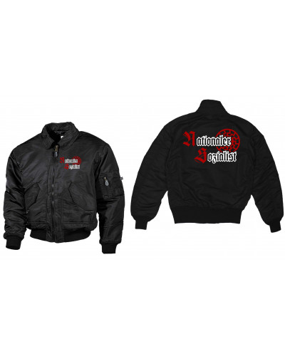 Bestickte Herren CWU Jacke (Nationaler Sozialist)