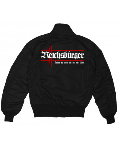 Bestickte Herren CWU Jacke (Reichsbürger, Heimat)