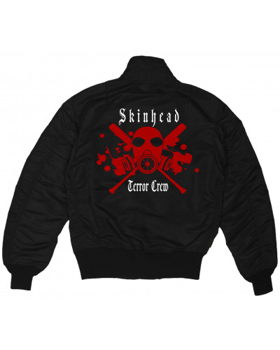 Bestickte Herren CWU Jacke (Skinhead Terror Crew)