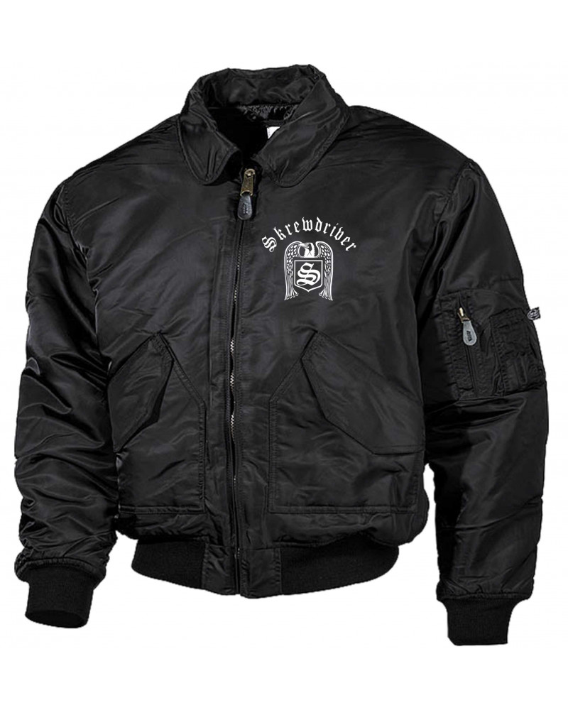 Bestickte Herren CWU Jacke (Skrewdriver)