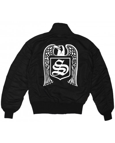 Bestickte Herren CWU Jacke (Skrewdriver, Adler)