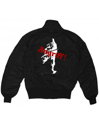 Bestickte Herren CWU Jacke (Soldat, Angriff)