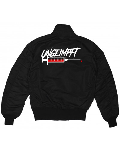 Bestickte Herren CWU Jacke (Ungeimpft, Spritze)