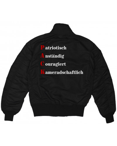 Bestickte Herren CWU Jacke (Wir sind das Pack)