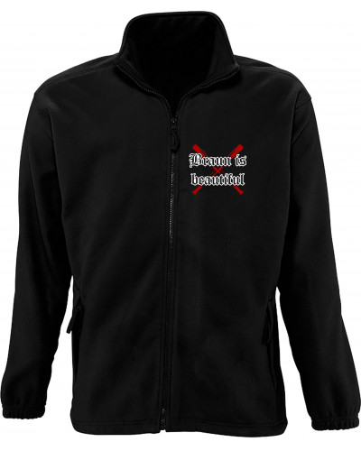 Herren Fleecejacke (Braun is beautiful)
