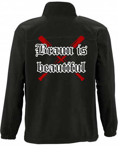 Herren Fleecejacke (Braun is beautiful)