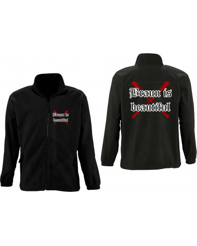 Herren Fleecejacke (Braun is beautiful)