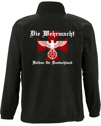 Herren Fleecejacke (Die Wehrmacht, Helden für Deutschland)