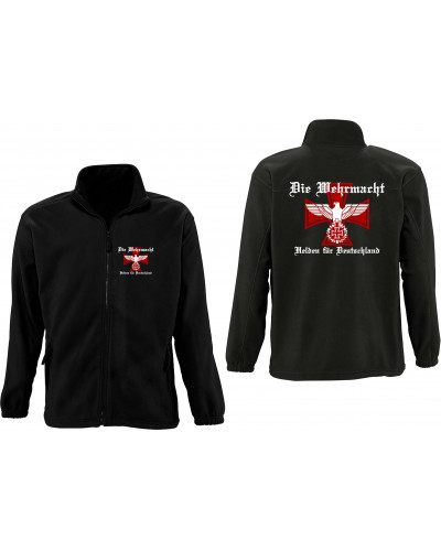 Herren Fleecejacke (Die Wehrmacht, Helden für Deutschland)