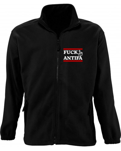 Herren Fleecejacke (Fuck Antifa)