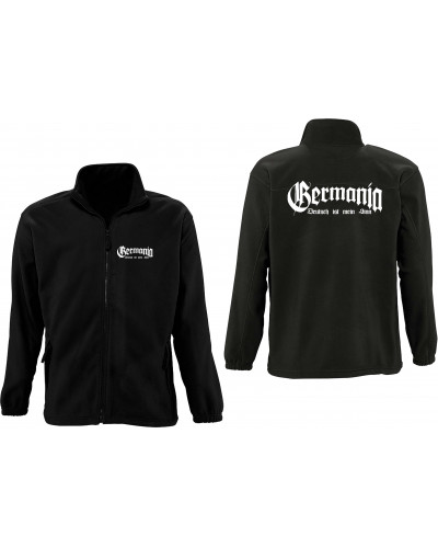 Herren Fleecejacke (Germania, Deutsch ist mein Sinn)