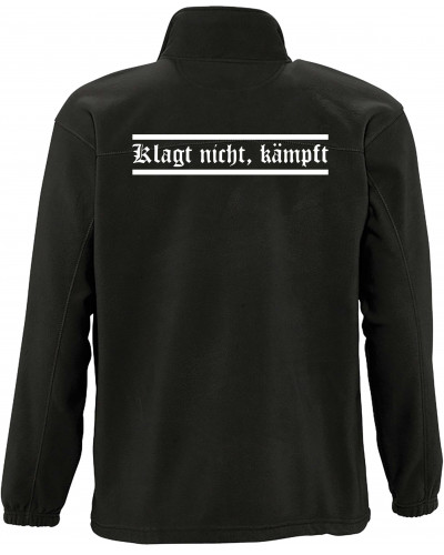 Herren Fleecejacke (Klagt nicht kämpft)