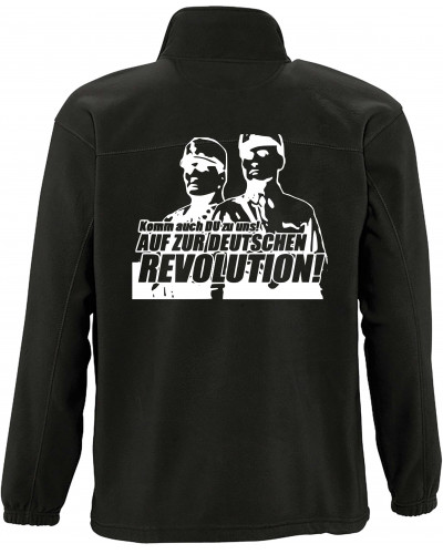 Herren Fleecejacke (Komm zur Revolution)