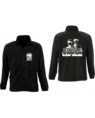 Herren Fleecejacke (Komm zur Revolution)