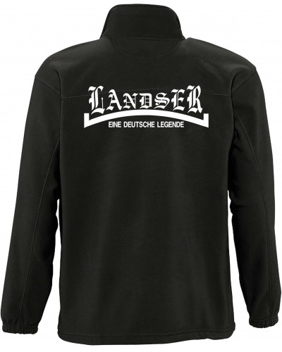 Herren Fleecejacke (Landser, weiß)