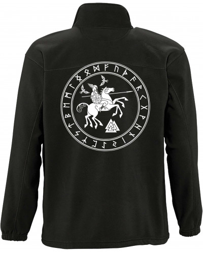 Herren Fleecejacke (Odin und Sleipnir)