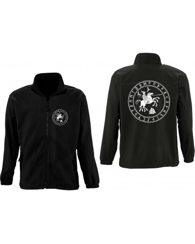 Herren Fleecejacke (Odin und Sleipnir)