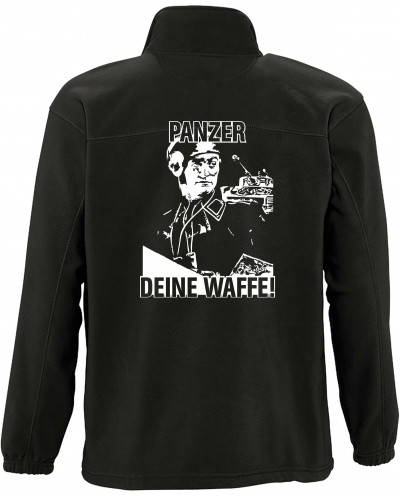 Herren Fleecejacke (Panzer, deine Waffe!)