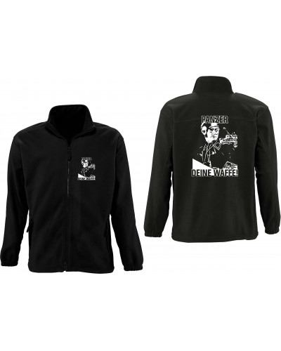 Herren Fleecejacke (Panzer, deine Waffe!)