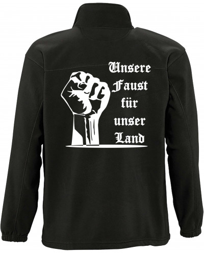 Herren Fleecejacke (Unsere Faust für unser Land)