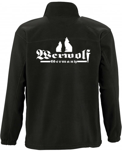 Herren Fleecejacke (Werwolf Germany mit Wolf)