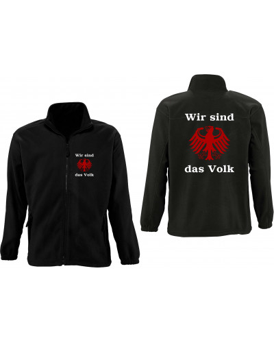 Herren Fleecejacke (Wir sind das Volk)