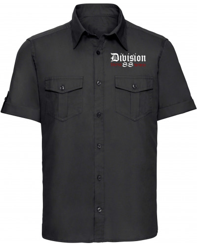Besticktes Herren kurzarm Hemd (Division 88 Runen)