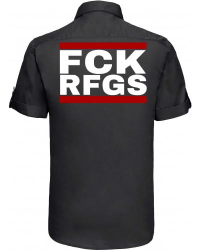 Besticktes Herren kurzarm Hemd (FCK RFGS)