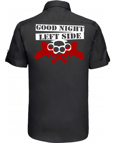 Besticktes Herren kurzarm Hemd (GNLS, Schlagring)