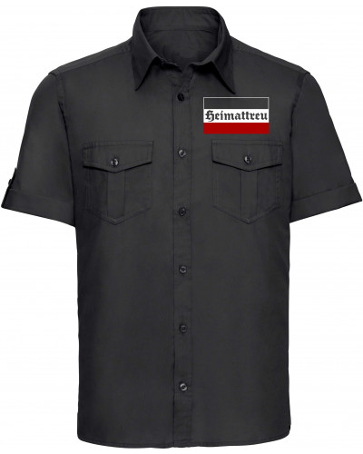 Besticktes Herren kurzarm Hemd (Heimattreu)
