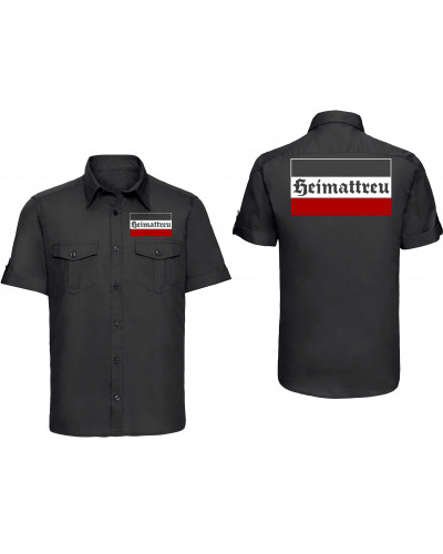 Besticktes Herren kurzarm Hemd (Heimattreu)