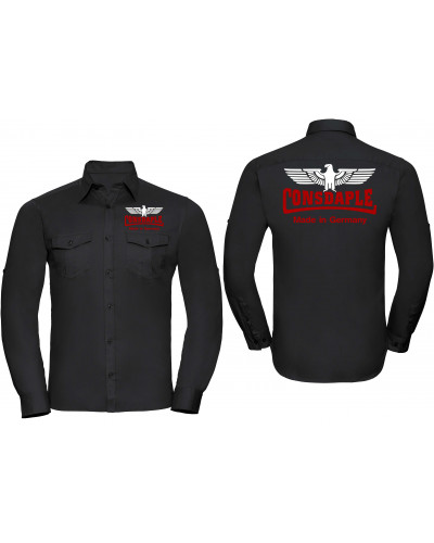 Besticktes Herren langarm Hemd (Consdaple, Adler made in Germany)