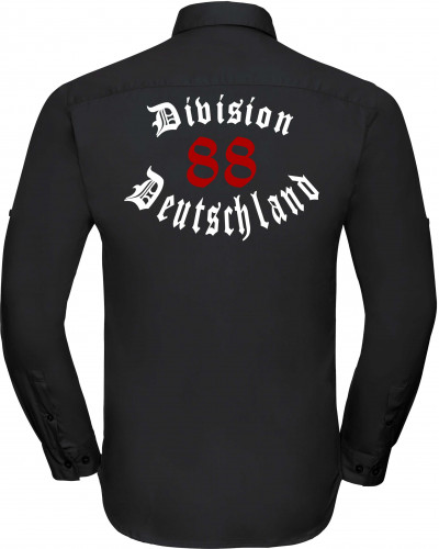 Besticktes Herren langarm Hemd (Division 88 Deutschland)