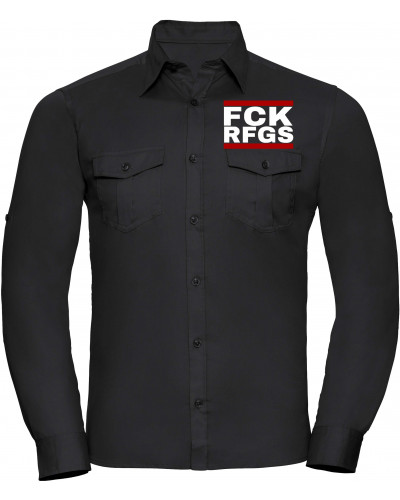 Besticktes Herren langarm Hemd (FCK RFGS)