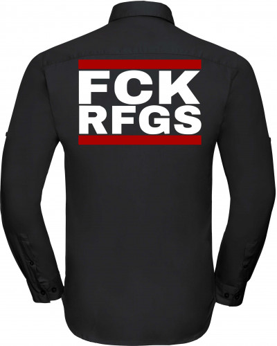 Besticktes Herren langarm Hemd (FCK RFGS)