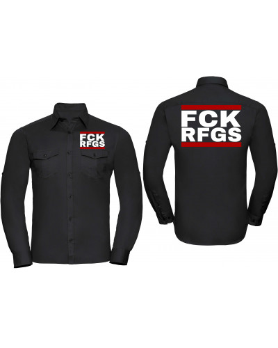 Besticktes Herren langarm Hemd (FCK RFGS)