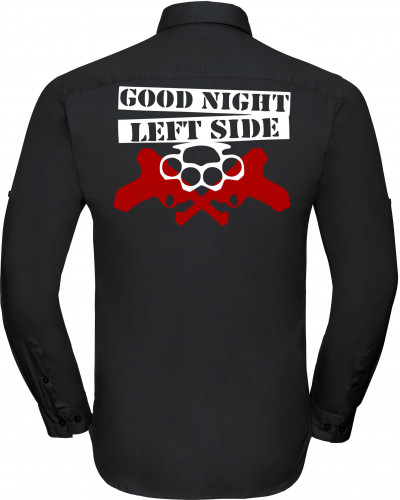 Besticktes Herren langarm Hemd (GNLS, Schlagring)